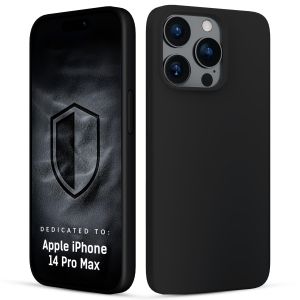 Silikonové pouzdro pro Apple iPhone 14 Pro Max - 3mk HARDY® Mellow Case™ Black