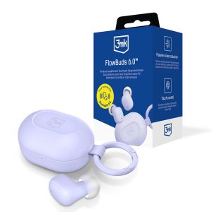 Bezdrátová sluchátka TWS 3mk FlowBuds 6.0™ Lavender