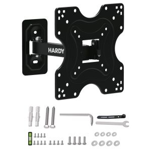 Nástěnný držák na televizor 14-42 palců 3mk HARDY® SlimGrip 20™ - nastavitelný, otočný, VESA, do 20 kg