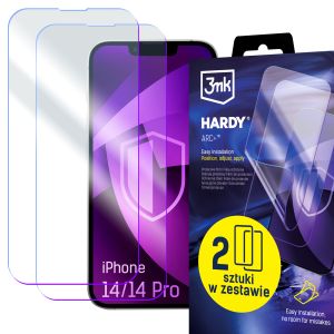 2x Ochranná fólie na Apple iPhone 14/14 Pro - 3mk HARDY® ARC+