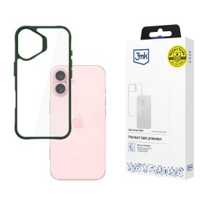 Pouzdro na Apple iPhone 16 - 3mk Satin Armor Case+ Green