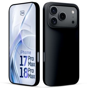 Silikonové pouzdro s MagSafe pro Apple iPhone 17 Pro Max/ 18 Pro Max - 3mk HARDY® Mellow MagCase™ Black