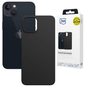Silikonové pouzdro s MagSafe pro Apple iPhone 15 Plus - 3mk HARDY® Mellow MagCase™ Black