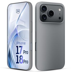 Silikonové pouzdro pro Apple iPhone 17 Pro/ 18 Pro - 3mk HARDY® Mellow Case™ Gray