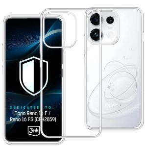 Průhledné pouzdro pro Oppo Reno 16 F / Reno 16 FS (CPH2859) – 3mk HARDY® Vision Case™