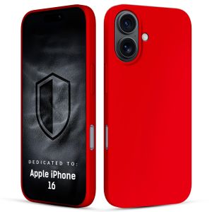 Silikonové pouzdro pro Apple iPhone 16 - 3mk HARDY® Mellow Case™ Red
