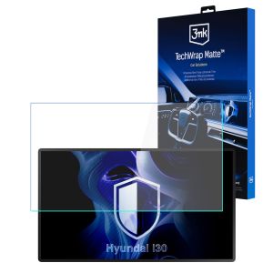 Matná ochranná fólie na displej navigace pro Hyundai i30 2023 – 3mk TechWrap Matte™ Center Display