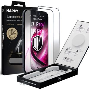 2x Sklíčko tvrzené antireflexní 9H na Apple iPhone 17 Pro/ 18 Pro - 3mk HARDY® DeepBlack Anti-Reflective Glass™