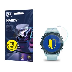 Hybridní sklo na smartwatch Garmin Descent G1 / G1 Solar - 3mk HARDY® Fusion Watch Protection™