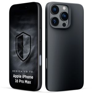 Silikonové pouzdro s MagSafe pro Apple iPhone 16 Pro Max - 3mk HARDY® Mellow MagCase™ Black