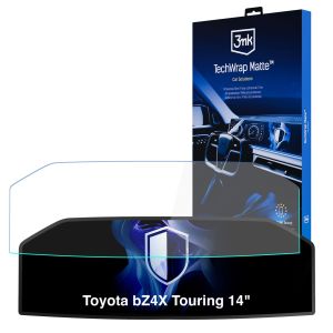 Matná ochranná fólie na displej přístrojového štítu pro Toyota bZ4X Touring 14" 2026- - 3mk TechWrap Matte Cluster™