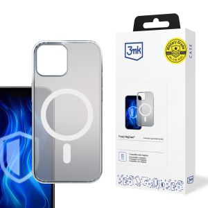Pouzdro na Apple iPhone 15 Plus - 3mk Frosty MagCase White