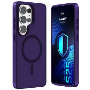 Kouřové pouzdro s MagSafe pro Samsung Galaxy S25 Ultra – 3mk HARDY® Hazy MagCase™ Purple