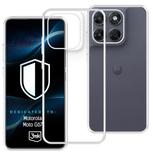 Průhledné pouzdro pro Motorola Moto G67 – 3mk HARDY® Vision Case™