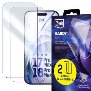 2x Ochranná fólie na Apple iPhone 17 Pro Max/ 18 Pro Max - 3mk HARDY® ARC+