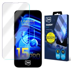 Superodolná fólie pro Apple iPhone 15 Pro - 3mk HARDY® Tectra™ (doživotní záruka)