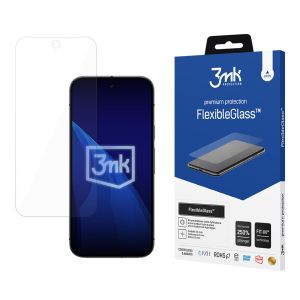 Hybridní nerozbitné sklo na Google Pixel 9A - 3mk FlexibleGlass™