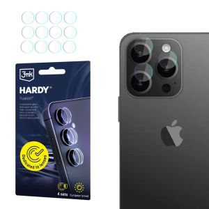 Sklo na čočku fotoaparátu pro Apple iPhone 15 Pro - 3mk HARDY® Fusion Lens Protection™