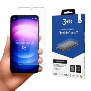 Hybridní nerozbitné sklo na Samsung Galaxy S25 - 3mk FlexibleGlass™