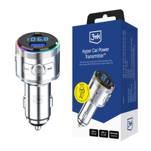 Transmiter 3w1 48W QC PD PPS USB-C USB-A 3mk Hyper Car Power Transmitter