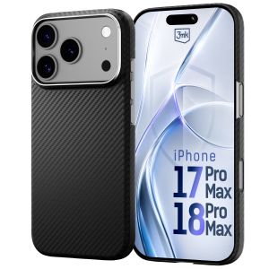Pouzdro z aramidového vlákna s MagSafe na Apple iPhone 17 Pro Max/ 18 Pro Max - 3mk HARDY® Aramid MagCase™