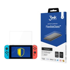 Nerozbitné hybridní sklo pro Nintendo Switch - 3mk FlexibleGlass