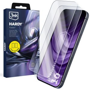 2x Hybrid glass for Apple iPhone 16 - 3mk HARDY® Fusion™