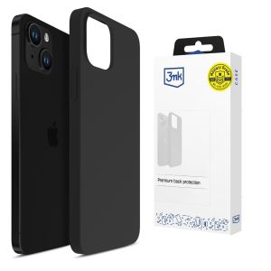 Silikonové pouzdro pro Apple iPhone 14 Plus - 3mk HARDY® Mellow Case™ Black
