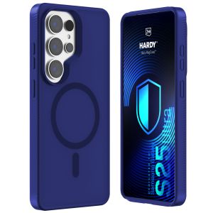 Kouřové pouzdro s MagSafe pro Samsung Galaxy S25 Ultra – 3mk HARDY® Hazy MagCase™ Blue