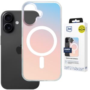 Holografické pouzdro s MagSafe pro Apple iPhone 16 – 3mk HARDY® PrisMag Case™