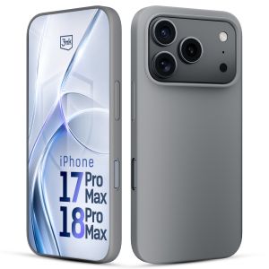 Silikonové pouzdro pro Apple iPhone 17 Pro Max/ 18 Pro Max - 3mk HARDY® Mellow Case™ Gray