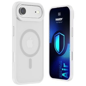 Kouřové pouzdro s MagSafe pro Apple iPhone Air – 3mk HARDY® Hazy MagCase™ White