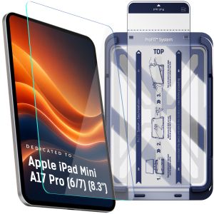 Tvrzené sklo s aplikátorem na Apple iPad A17 Pro (6/7) (8.3inch) - 3mk HARDY® GlassTab ProFIT™