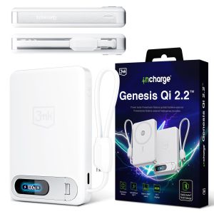 Powerbank 10 000 mAh s MagSafe USB-C PD45W 3mk Genesis™ White