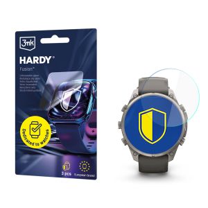 Hybridní sklo na smartwatch Garmin Fenix 9 Pro Solar 51mm - 3mk HARDY® Fusion Watch Protection™
