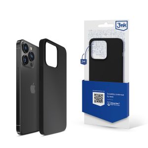 Pouzdro na Apple iPhone 13 Pro Max - 3mk Silikonové pouzdro Černé