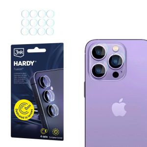 Sklo na čočku fotoaparátu pro Apple iPhone 14 Pro/14 Pro Max - 3mk HARDY® Fusion Lens Protection™