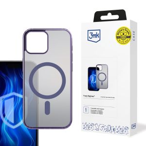 Pouzdro na Apple iPhone 15 Plus - 3mk Frosty MagCase Purple