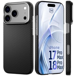 Pouzdro z aramidového vlákna s MagSafe na Apple iPhone 17 Pro Max/ 18 Pro Max - 3mk HARDY® Aramid MagCase™