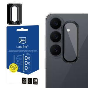 Tvrzené sklo na objektiv fotoaparátu pro Samsung Galaxy S26 FE 3mk Lens Protection Pro Black