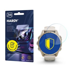 Hybridní sklo na smartwatch Garmin Fenix 8 Amoled 43mm - 3mk HARDY® Fusion Watch Protection™