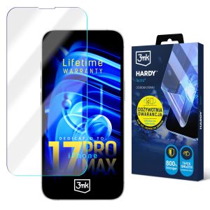 Superodolná fólie pro Apple iPhone 17 Pro Max - 3mk HARDY® Tectra™ (doživotní záruka)