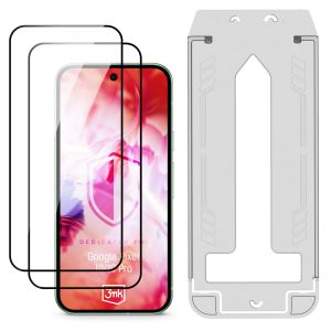 2× Tvrzené sklo s aplikátorem pro Google Pixel 10/ 10 Pro – 3mk HARDY® Hardura 9H™