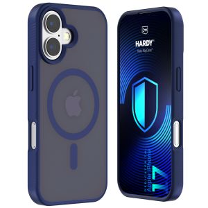 Kouřové pouzdro s MagSafe pro Apple iPhone 17 – 3mk HARDY® Hazy MagCase™ Blue