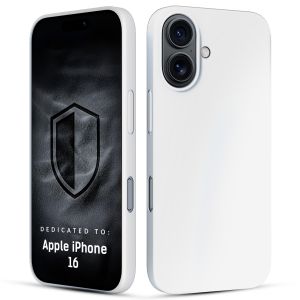 Silikonové pouzdro s MagSafe pro Apple iPhone 16 - 3mk HARDY® Mellow MagCase™ White