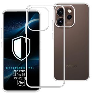 Průhledné pouzdro pro Oppo Reno 15 Pro 5G (CPH2813) – 3mk HARDY® Vision Case™