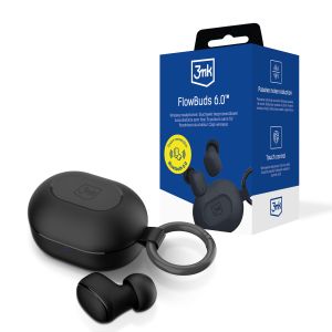 Sluchátka bezdrátová černá - 3mk FlowBuds™ Black