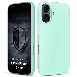 Silikonové pouzdro s MagSafe pro Apple iPhone 16 Plus - 3mk HARDY® Mellow MagCase™ Teal