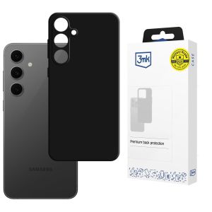 Silikonové pouzdro pro Samsung Galaxy S24 FE - 3mk HARDY® Mellow Case™ Black