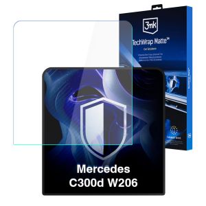 Matná ochranná fólie na displej navigace pro Mercedes C300d W206 – 3mk TechWrap Matte™ Center Display